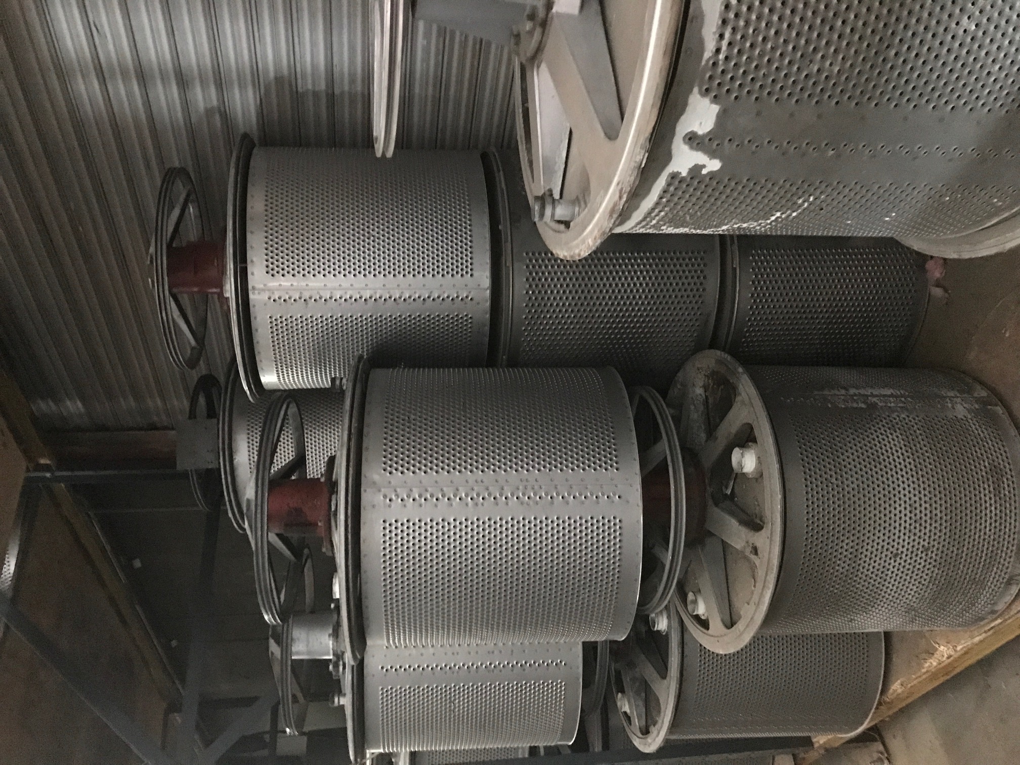 Washer parts storage